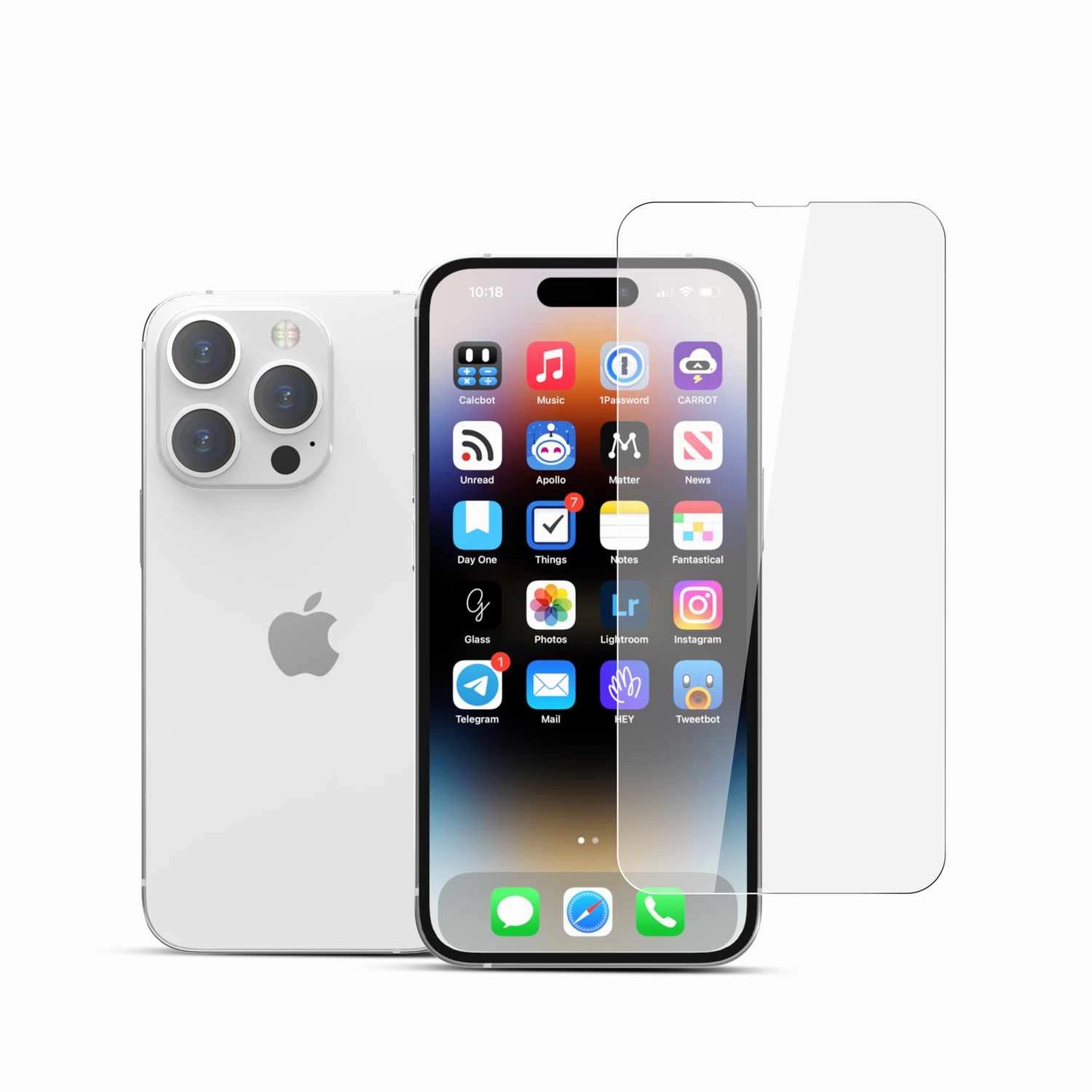 22Spip15Pr Tempered Glass Screen Protector Iphone 15 Pro Privacy Screen