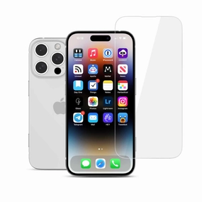 22Spip16Pr Tempered Glass Screen Protector Iphone 16 Pro Crystal Clear Screen Raised Edges