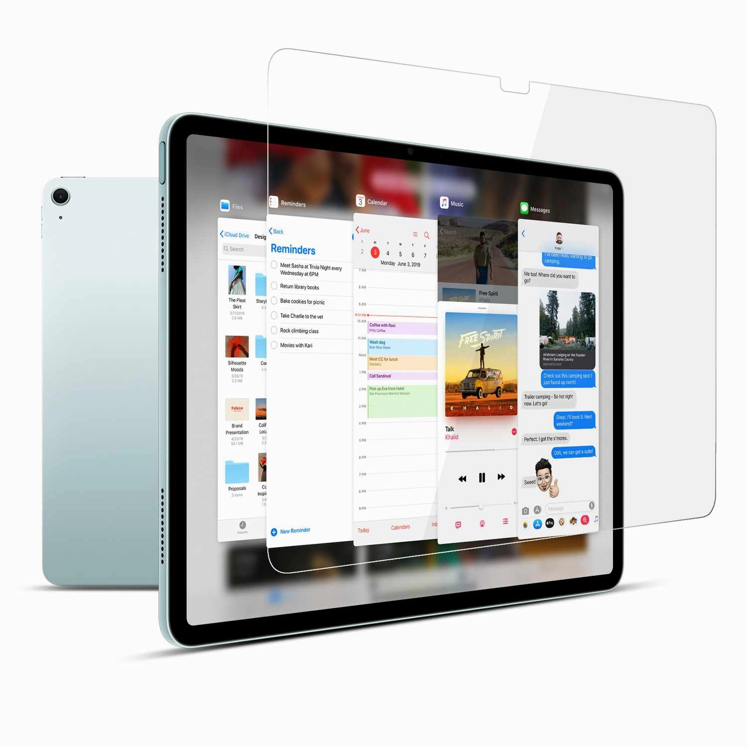 Bubble Free 22Spipadair6Th Tempered Glass Ipad Air 11 2024 (6Th Gen)