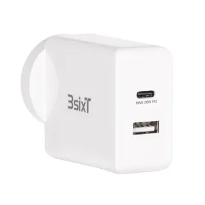 Cable Clip 3Sixt Wall Charger Anz 30W Usb-C Pd   2.4A