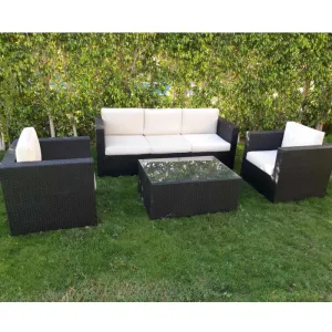 5-Person Outdoor Seating Set from Miden Home Os-Rt-020-W