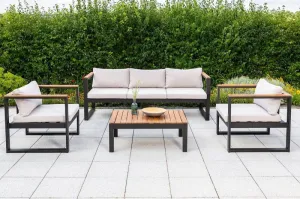 5-Person Outdoor Seating Set from Miden Home OS-St-014-W