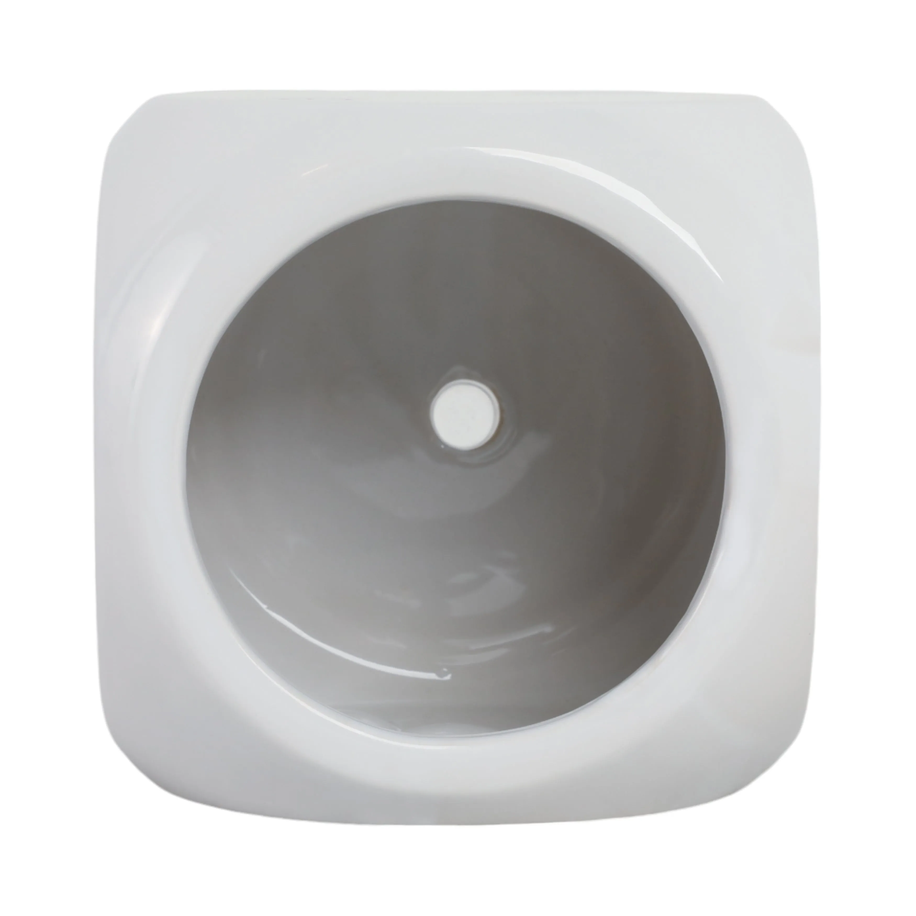 6" Dice Planter, White/red