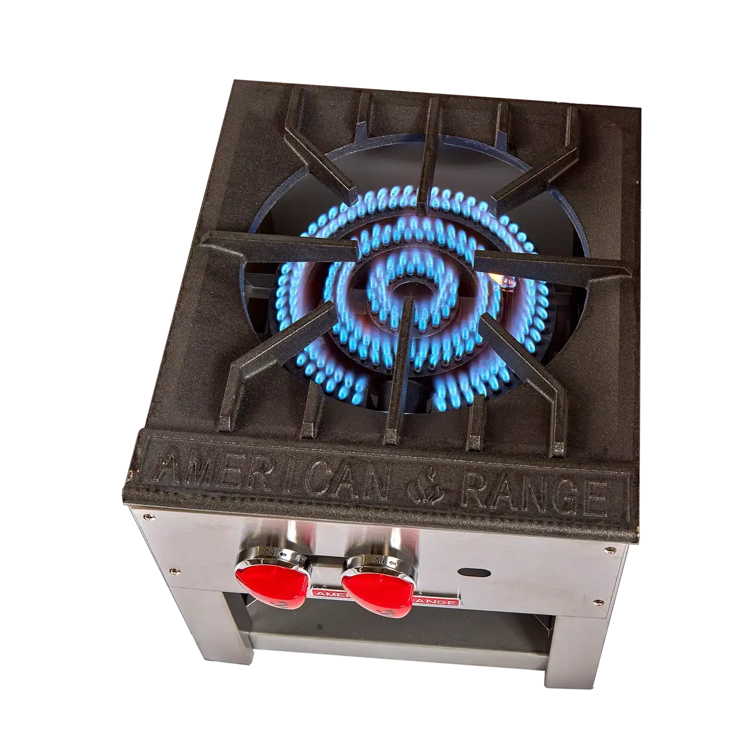 American Range ARSP-18 Stock Pot Range Gas 3-ring Burner With Cast Iron Top Grate