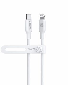Anker Powerline 542 Usb-C To Lightning (Bio-Based) (0.9M/3Ft) -White Charging Safety Compact Charger