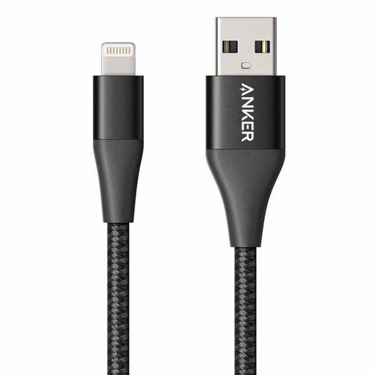 Wall Charger Quick Charge Ready Anker Powerline  Ii Lightning C89 -Black