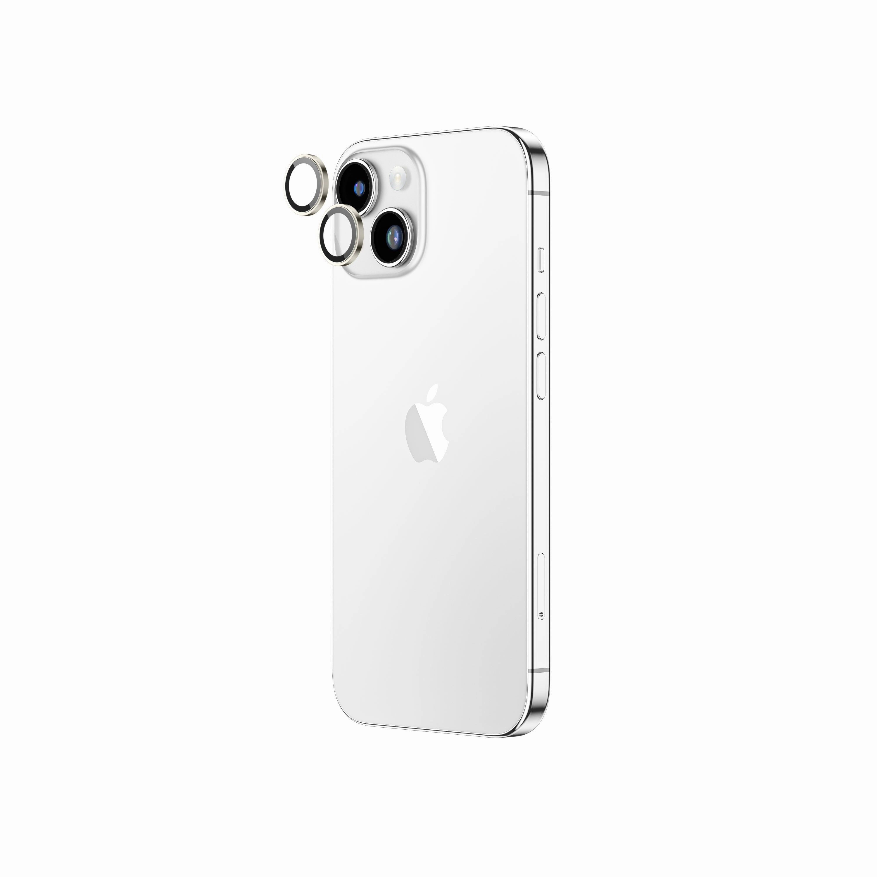 Anti Shock Film Rounded Edges Ar Aluminium Lens Protector For Iphone 15 Plus