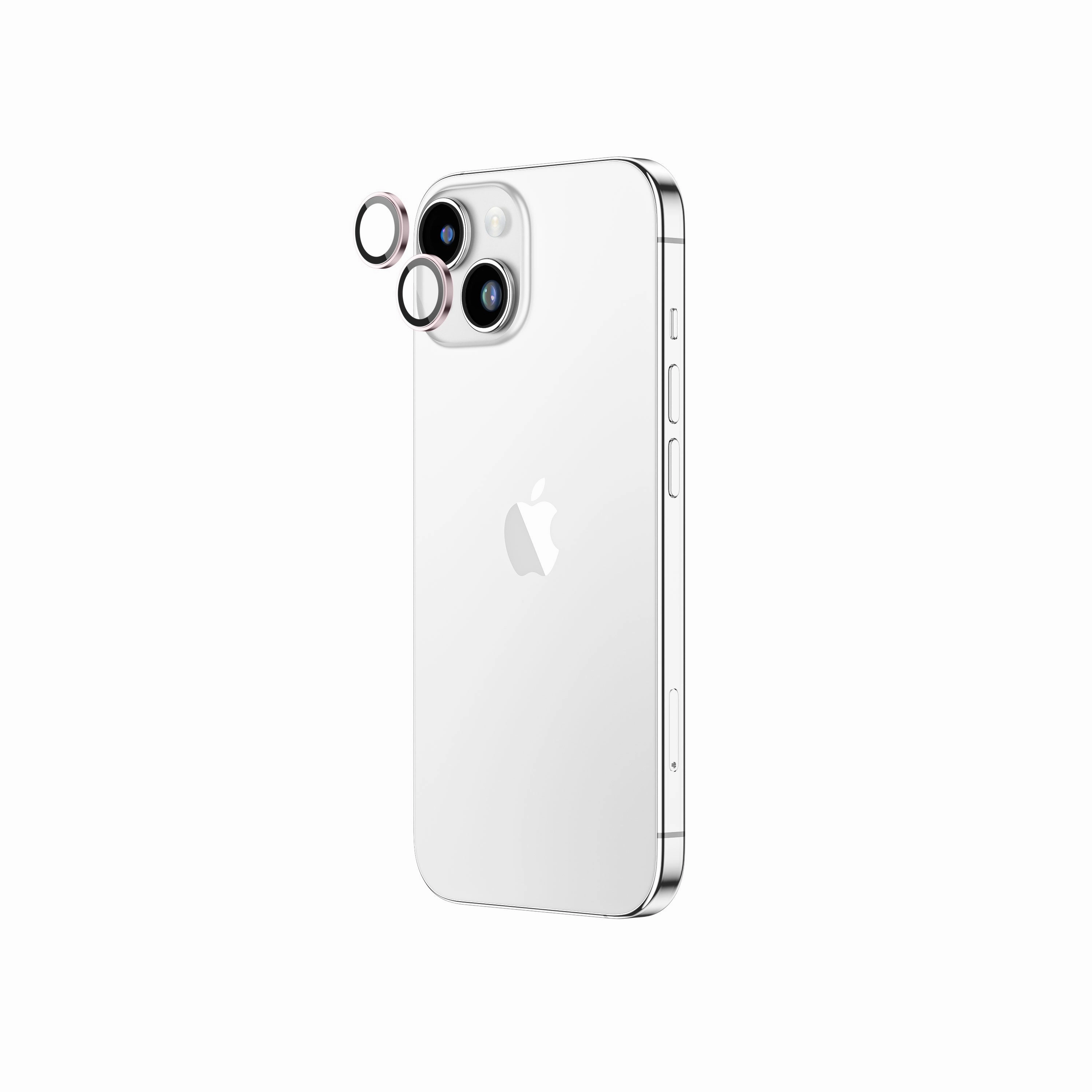 Ar Aluminium Lens Protector For Iphone 15 Plus Bubble Free Installation Fingerprint Shield