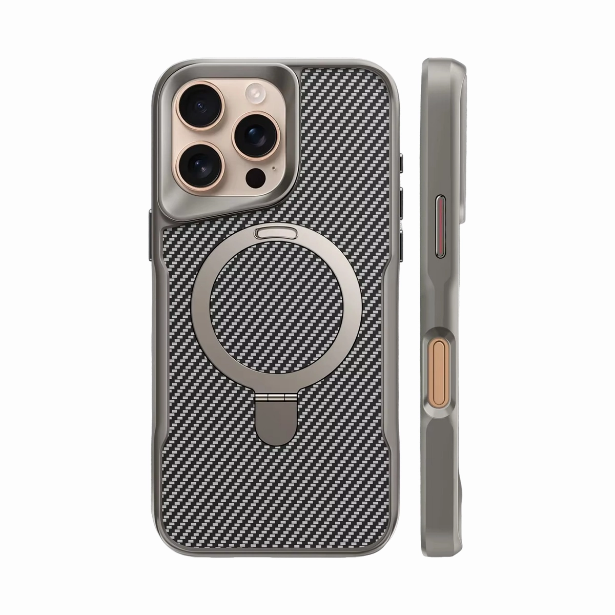 Anti Finger Smudge Film Protective Cover Armor Carbon Iphone Case