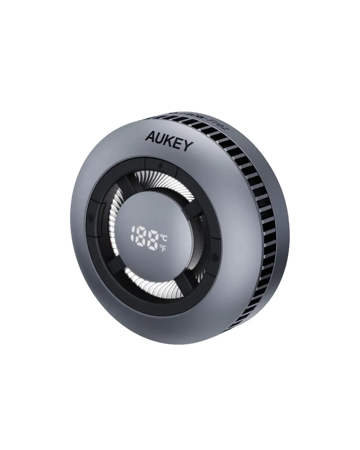 Aukey Lc-G10 Magfusion Gamefrost Qi2 Magnetic Fast Wireless Charging Active Cooling With Magnetic Ring Surge Protection Reinforced Cable