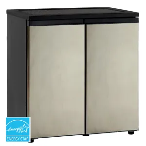 Avanti - RMS551SS, Avanti 5.5 cu. ft.?Undercounter Refrigerator, Side by Side Design, in Stainless Steel