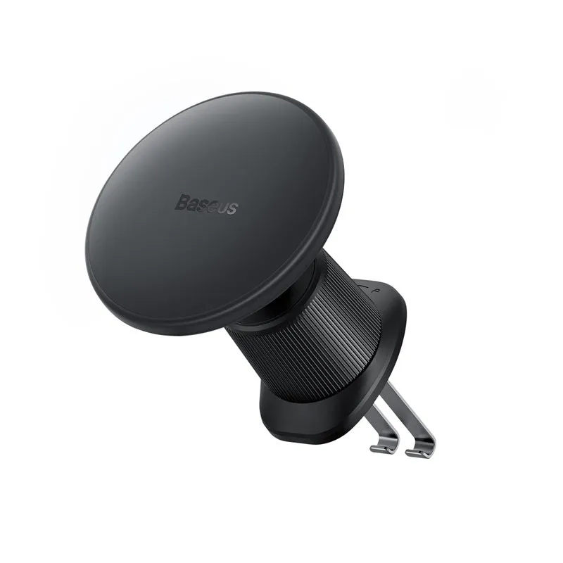 Baseus  Magnetic Car Phone Holder With Wireless Charging Cw01-C40141001111-00 Compact Power Adapter Secure Adapter
