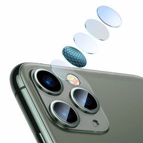 Baseus Gem Camera Lens Protective Film For Iphone 11 Pack Of 2 Pcs Anti Static HD Screen Protector
