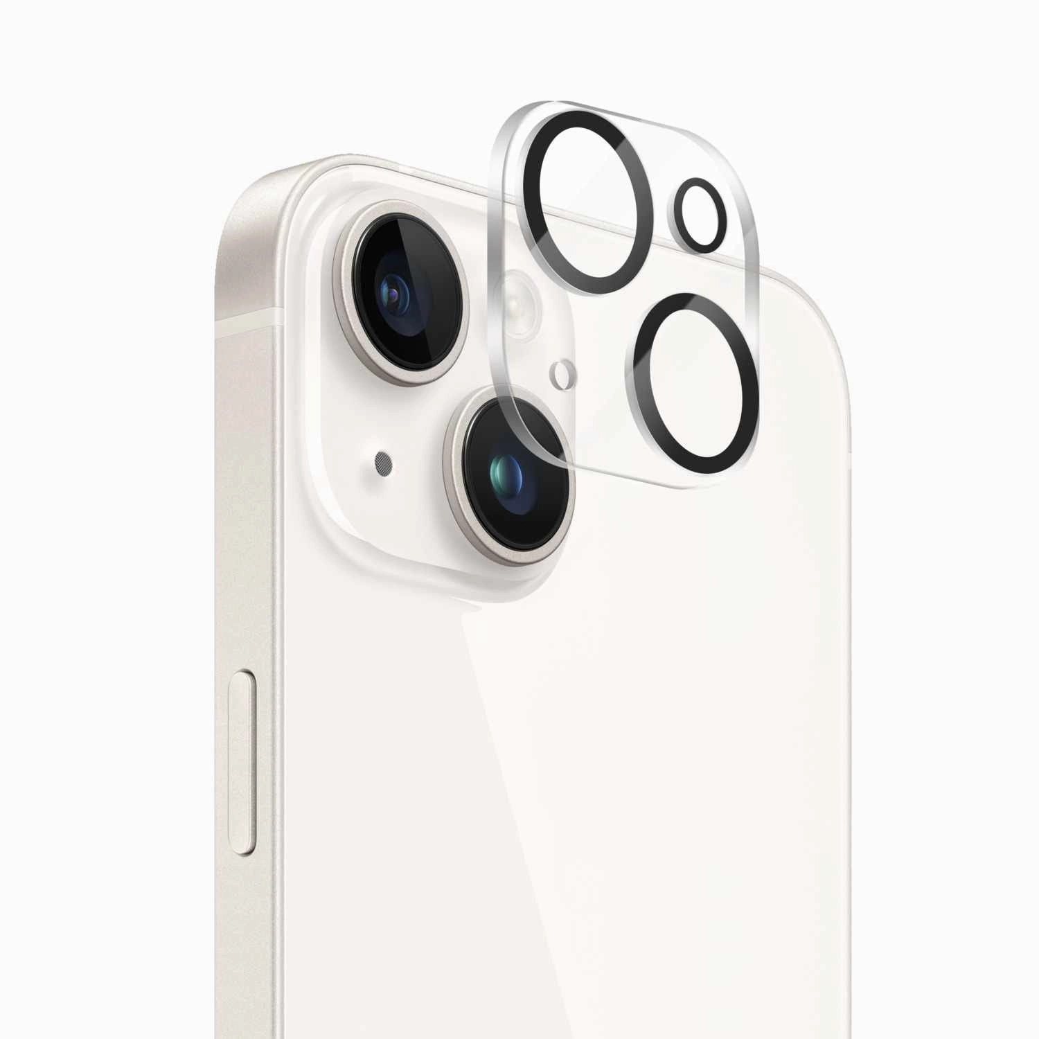 Beclspip1514 Camera Lens Protector Iphone 15/15 Plus/14/14 Plus Impact Protection Fingerprint Resistant Coating
