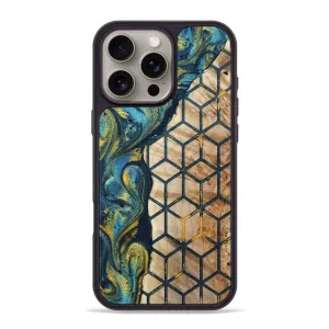 Iphone 16 Pro Max Wood Phone Case - Queen (Pattern, 780847) Anti Reflection Impact Protection