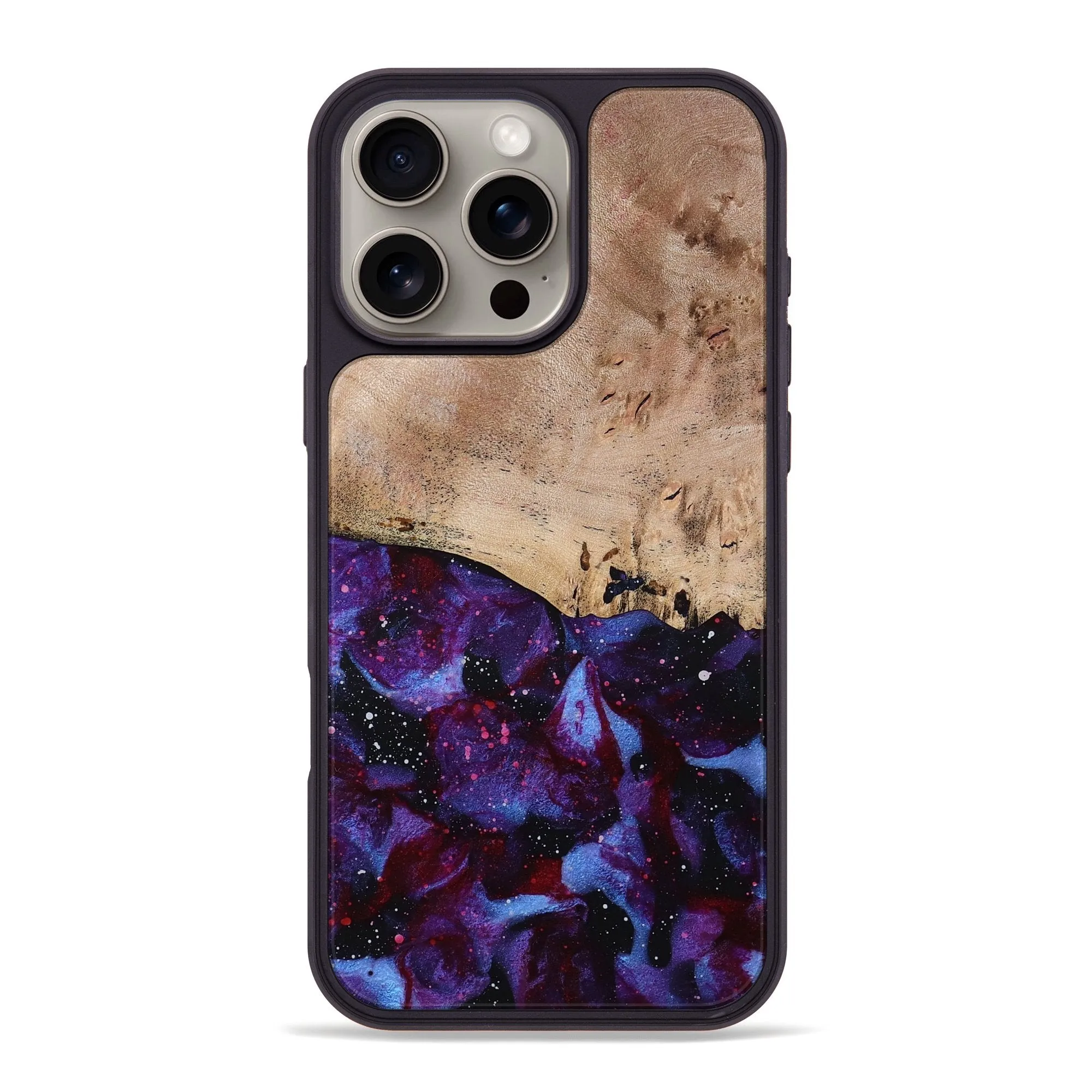 Anti Yellowing Film Iphone 16 Pro Max Wood Phone Case - Valery (Cosmos, 780616)