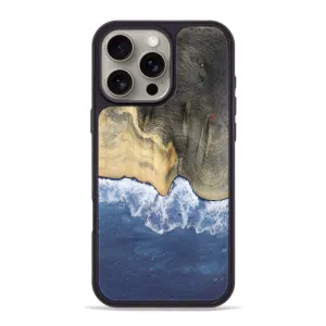 Scratch Resistant Glass Bubble Free Installation Iphone 16 Pro Max Wood Phone Case - Debbra (Coastal, 781849)