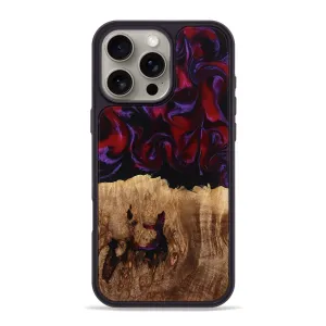 Iphone 16 Pro Max Wood Phone Case - Jacey (Red, 780162) Protective Layer