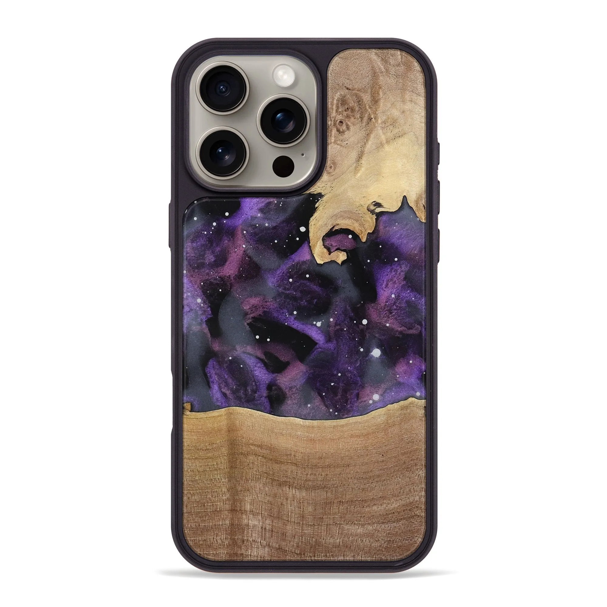 Case Friendly Glass Iphone 16 Pro Max Wood Phone Case - Lisette (Cosmos, 777225)