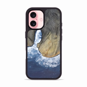 Iphone 16 Wood Phone Case - Cyril (Coastal, 781883) Scratch Protection