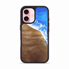 Iphone 16 Wood Phone Case - Lakesha (Coastal, 775091) Shock Absorption Shockproof