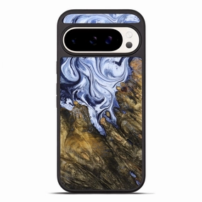 Fingerprint Repellent Pixel 10 Pro Xl Wood Phone Case - Johnson (Blue, 778597)