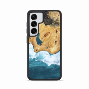 Anti Reflection Screen Galaxy S25 Wood Phone Case - Jalynn (Coastal, 781858)