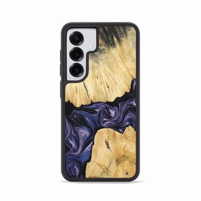 Galaxy S25 Wood Phone Case - Kamiyah (Purple, 764623) Scratch Resistant Fingerprint Resistant Coating