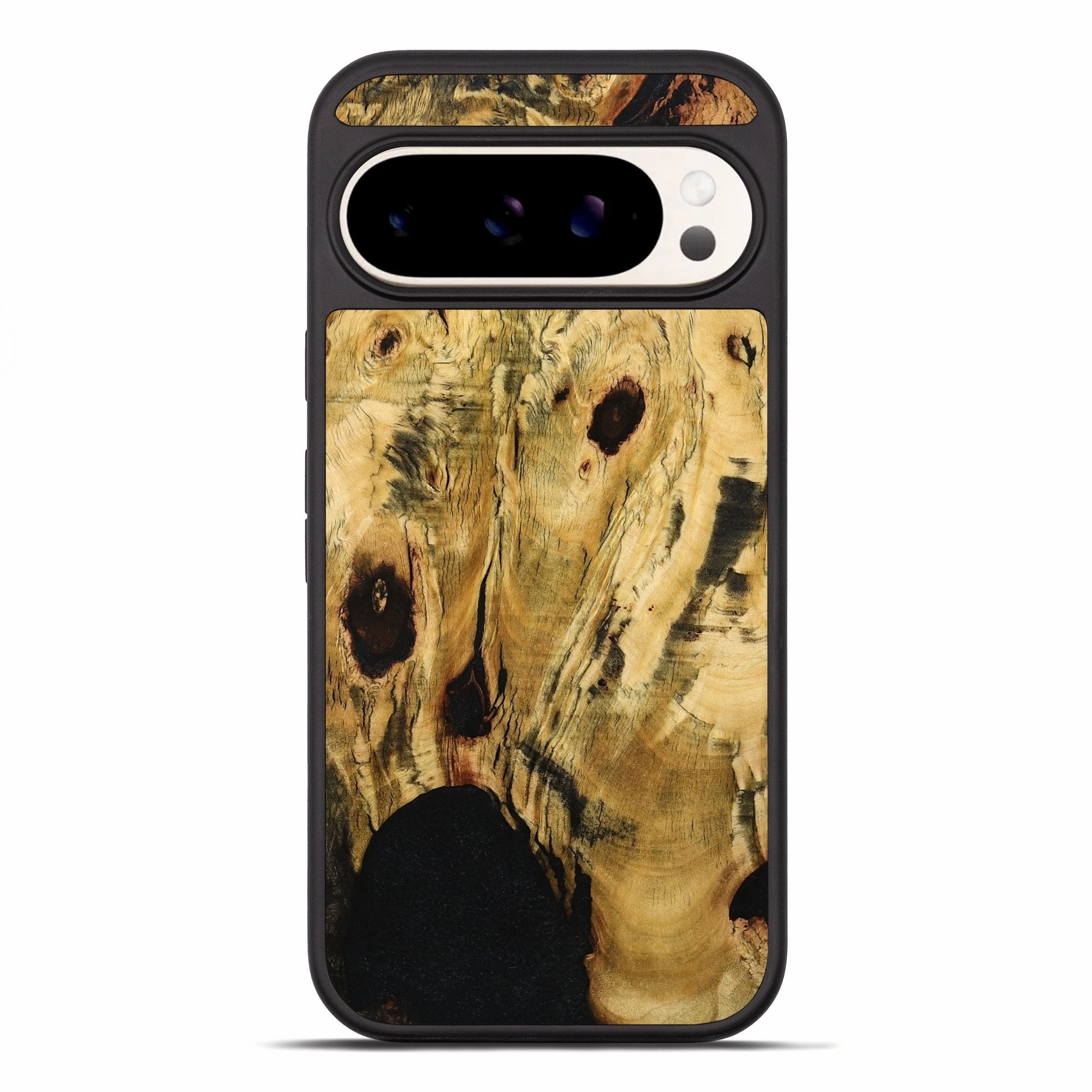 Crystal Clear Screen Anti Finger Oil Coating Pixel 10 Pro Xl Wood Phone Case - Kolton (Wood Burl, 778396)