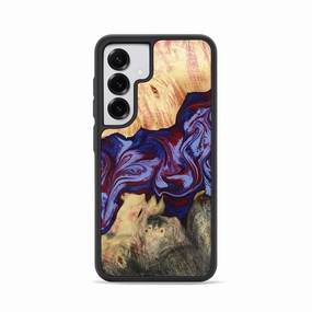 Anti Scratch Shield Galaxy S25 Wood Phone Case - Laylah (Red, 781656)