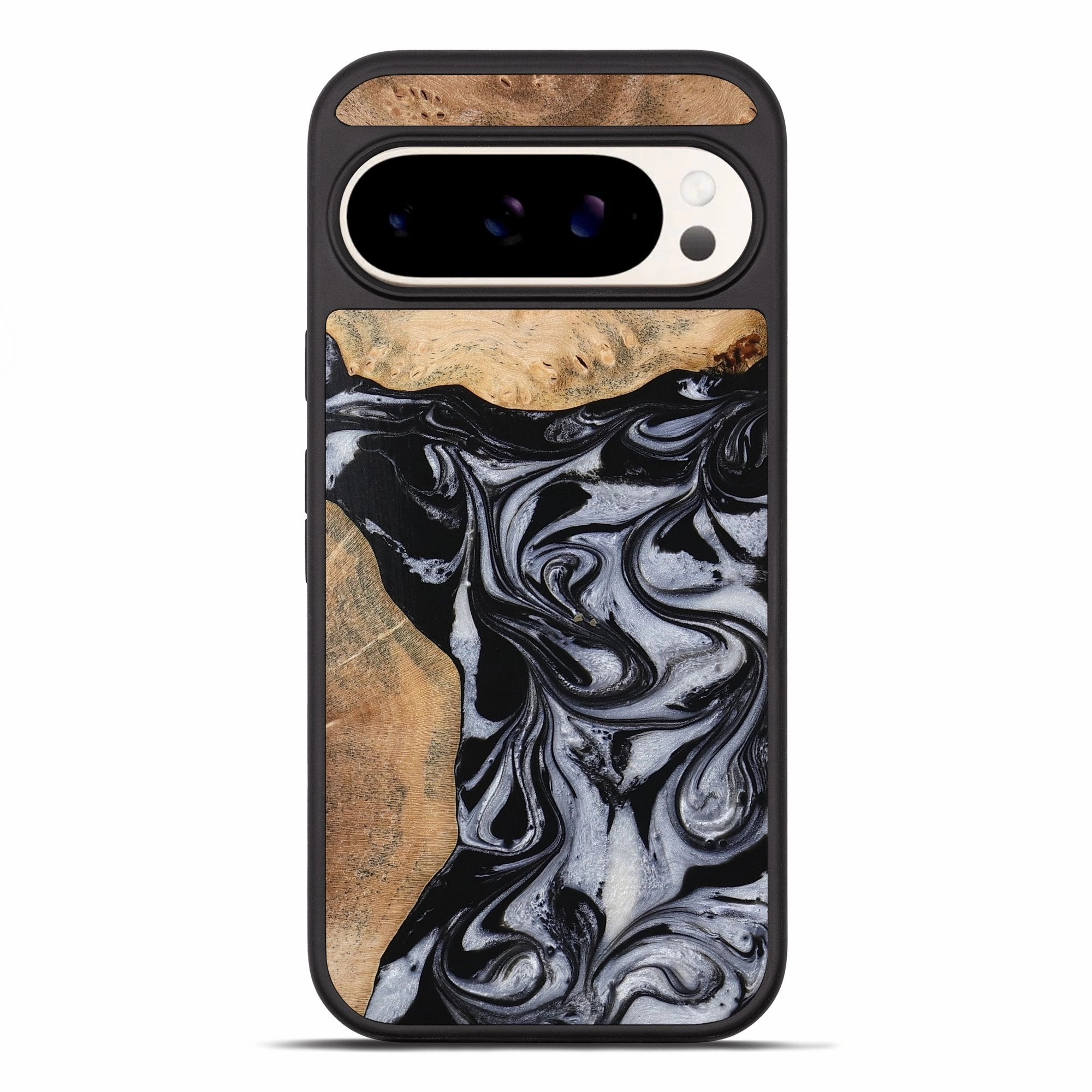 Smooth Touch Pixel 10 Pro Xl Wood Phone Case - Remy (Black & White, 773309)