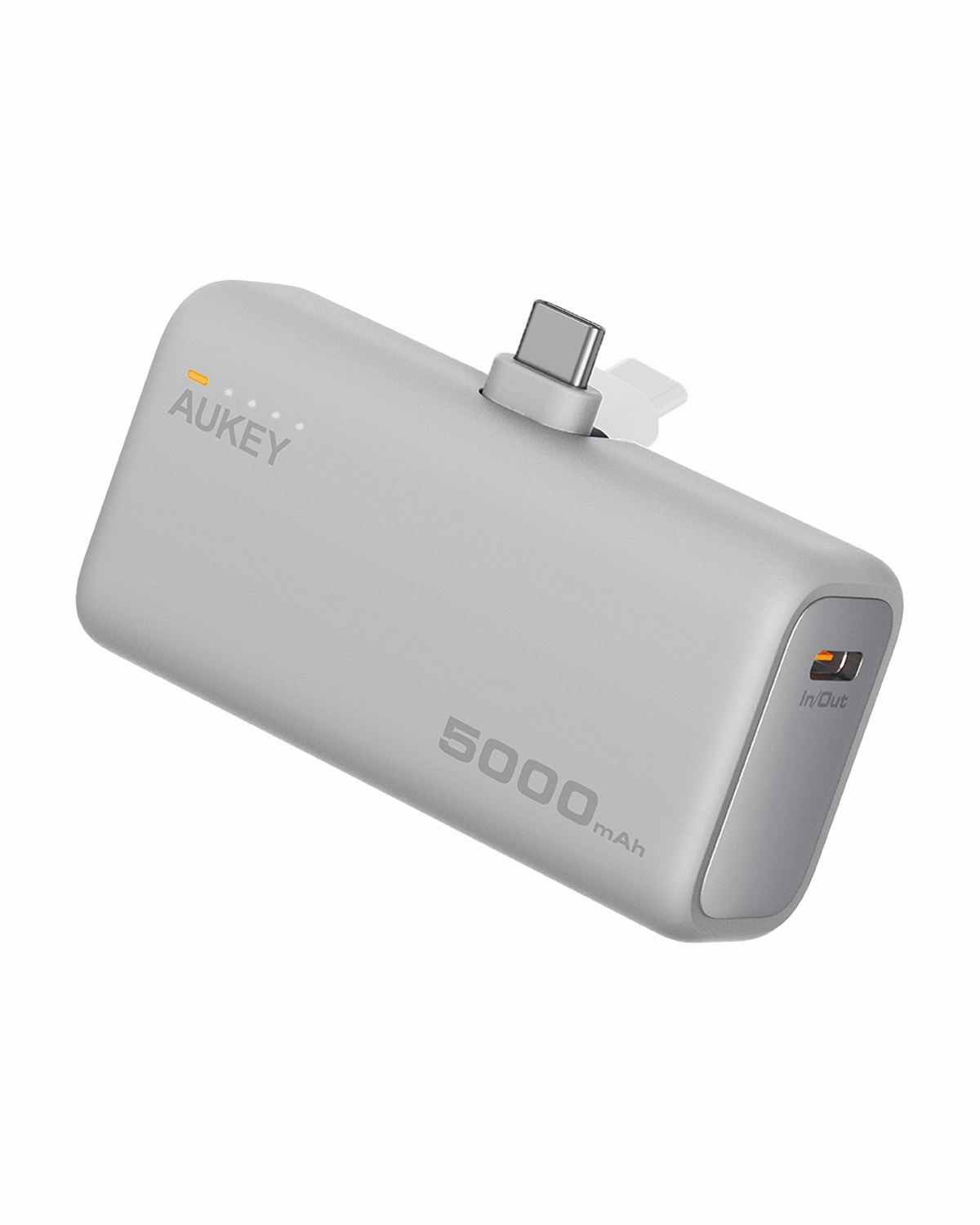 Aukey Pb-Y59 Spark Mini 5000Mah 22.5W Compact Powerbank With Usb-C Connector Travel Size