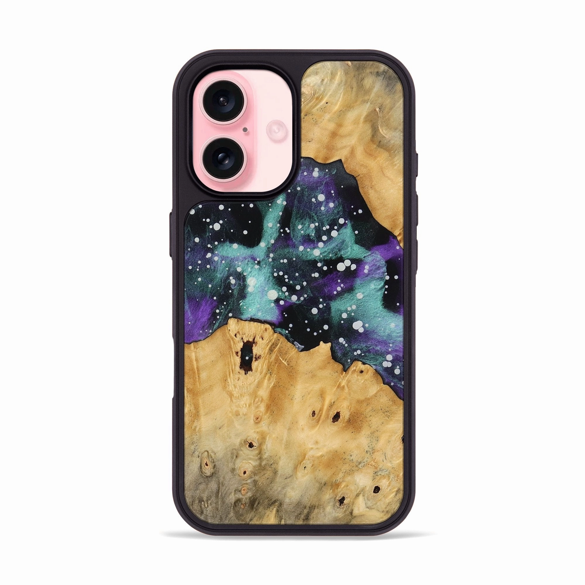 Anti Static Film HD Screen Protector Iphone 16 Wood Phone Case - Gena (Cosmos, 778249)