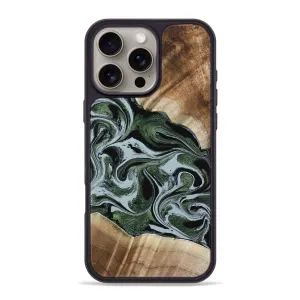 Anti Finger Smudge Iphone 16 Pro Max Wood Phone Case - Elroy (Green, 780712)