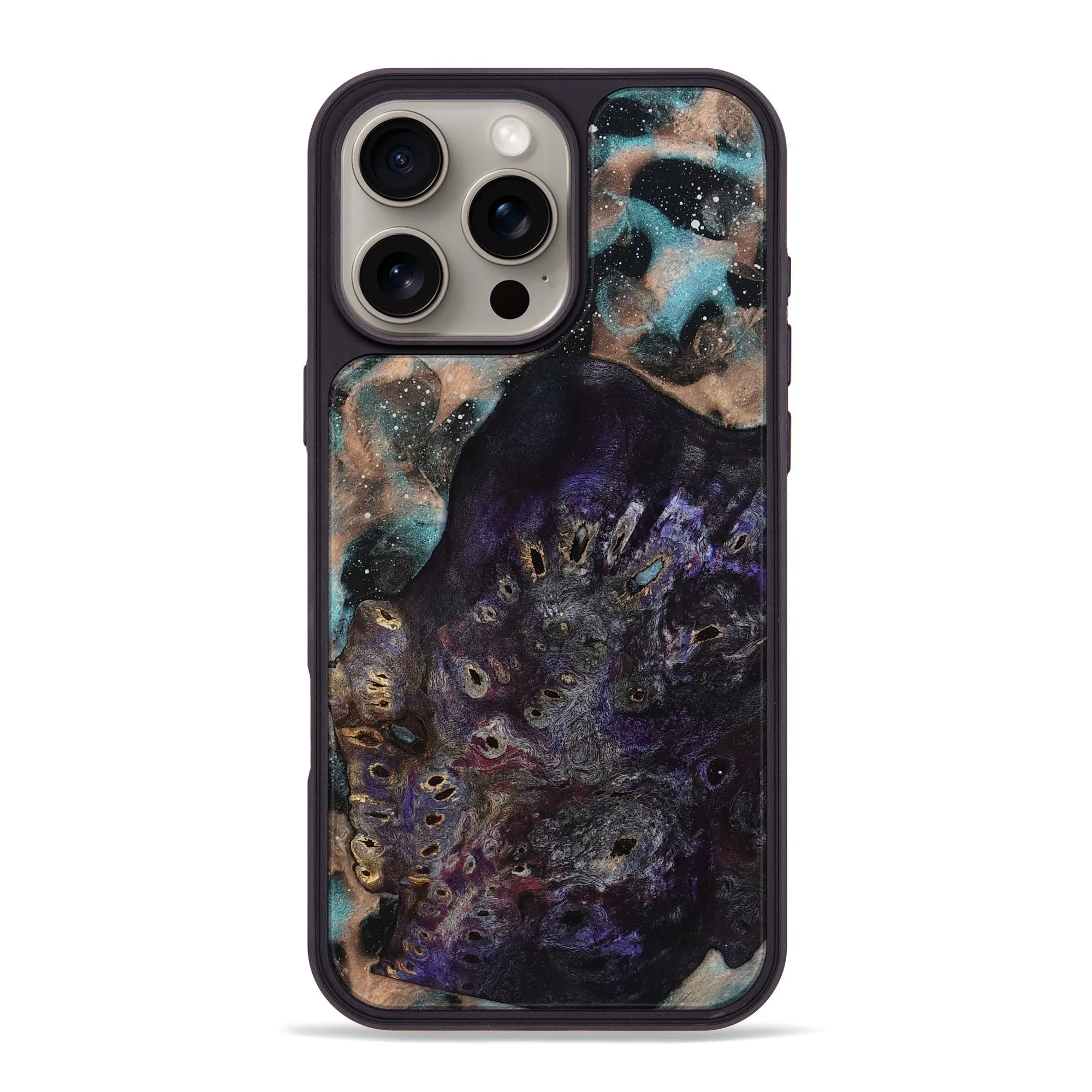 Iphone 16 Pro Max Wood Phone Case - Myrtie (Cosmos, 781929) Ultra Clear Privacy Screen