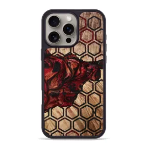 Crystal Clear Iphone 16 Pro Max Wood Phone Case - Roy (Pattern, 779803)