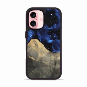 Iphone 16 Wood Phone Case - Dina (Cosmos, 781956) Anti Dust Film