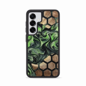 Galaxy S25 Wood Phone Case - Coty (Pattern, 780992) Anti Finger Smear