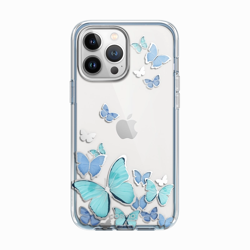 Iphone 14 Pro Max Cosmo Case-Bluefly Scratch Resistant