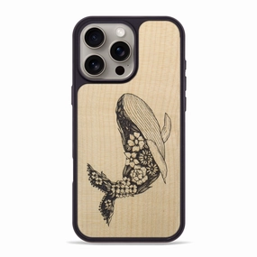Iphone 16 Pro Max Wood Phone Case - Growth - Maple (Curated) Oleophobic Coating