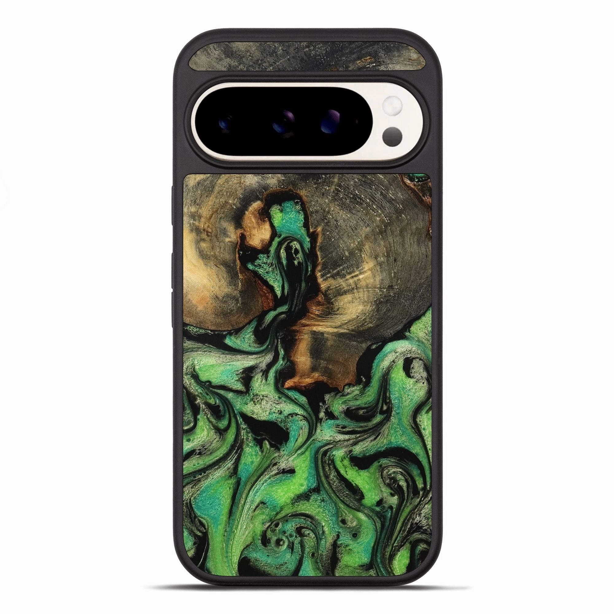 Shock Guard Pixel 10 Pro Xl Wood Phone Case - Davion (Green, 780035)