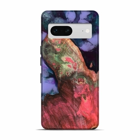 Pixel 7 Wood Live Edge Phone Case - Ashanti (Purple, 781038) Case Friendly