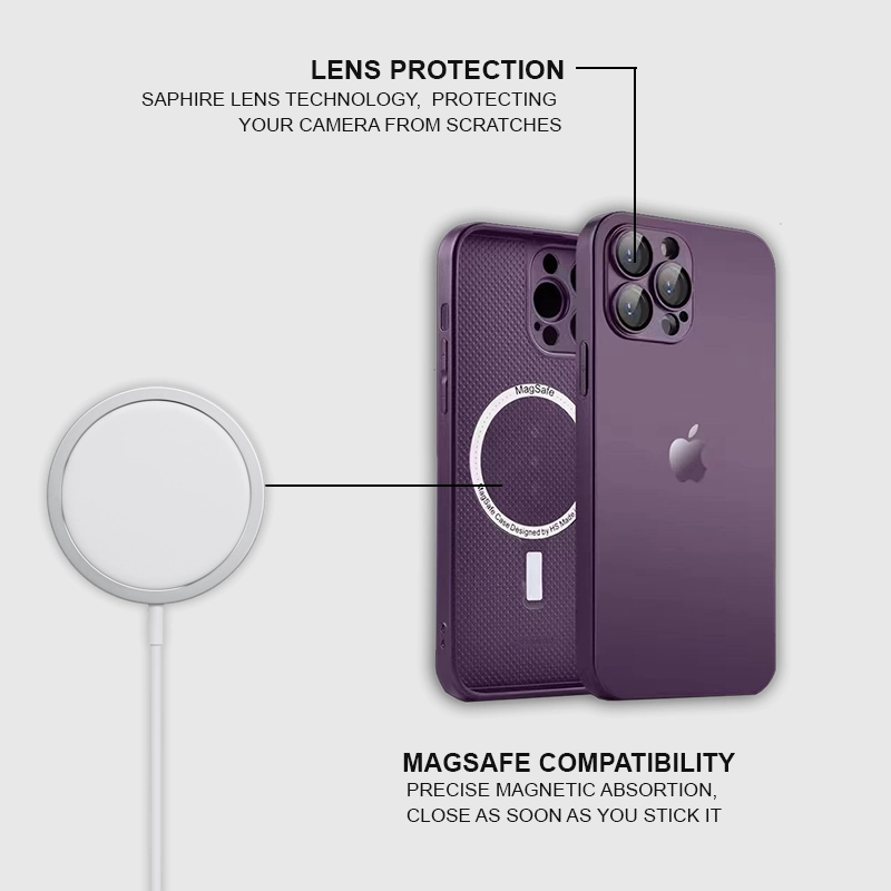 Case Friendly Glass Iglass Premium - Purple