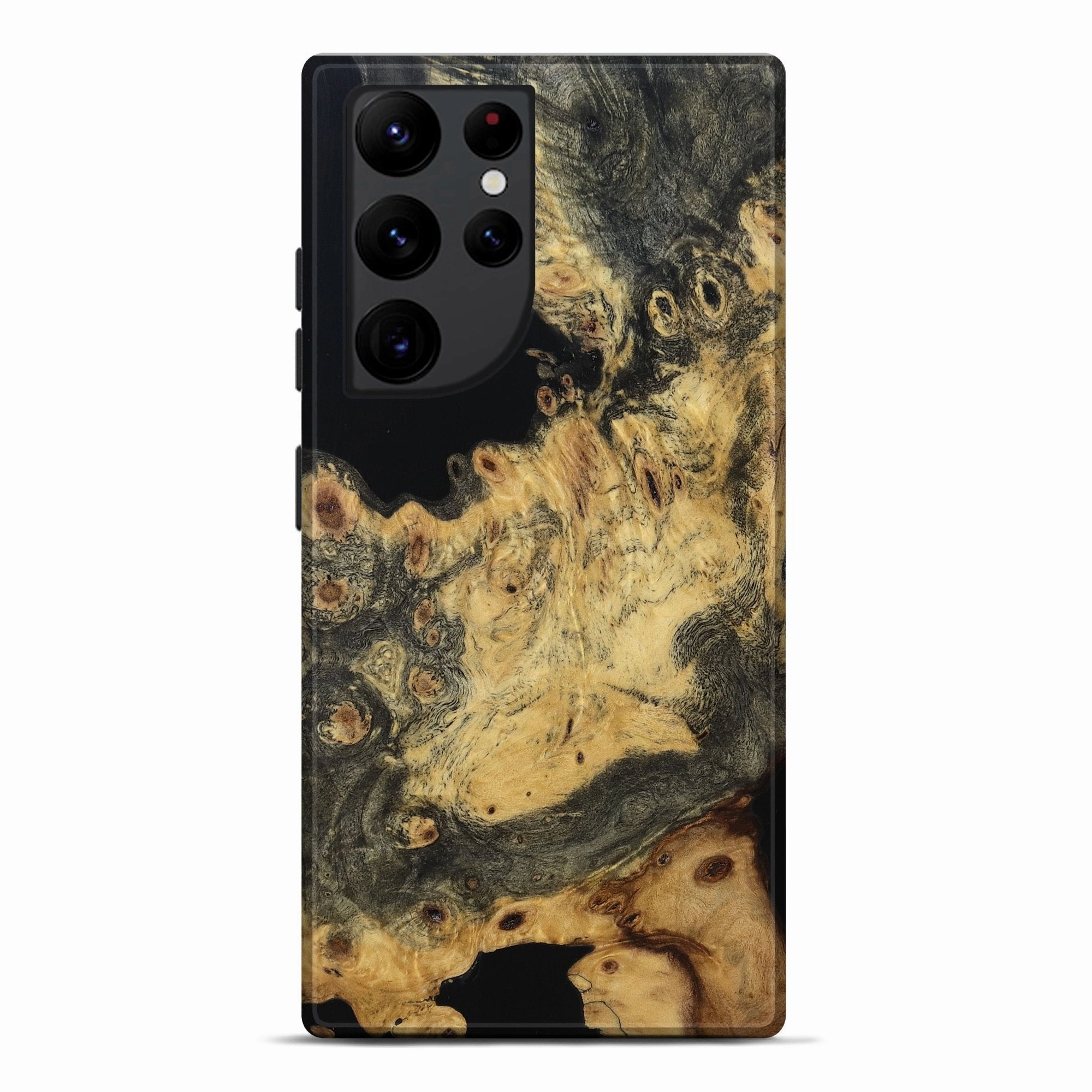 Galaxy S22 Ultra Wood Live Edge Phone Case - Conrad (Wood Burl, 781228) Screen Defense Case Friendly