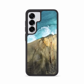 Fingerprint Resistant Coating Galaxy S25 Wood Phone Case - Minna (Coastal, 781840)
