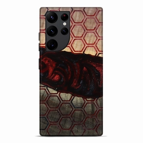 Galaxy S22 Ultra Wood Live Edge Phone Case - Izan (Pattern, 776946) Screen Defense