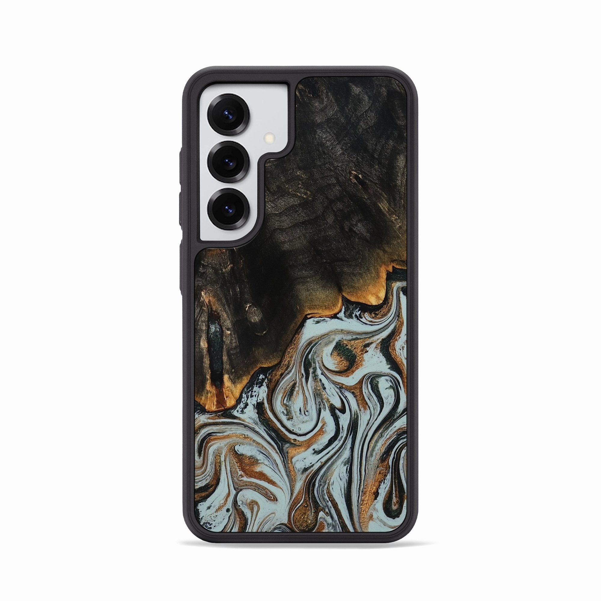 Galaxy S25 Wood Phone Case - Callum (Green, 778682) Screen Guard