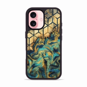 Iphone 16 Wood Phone Case - Haiden (Pattern, 781730) Self Healing Anti Fingerprint Screen