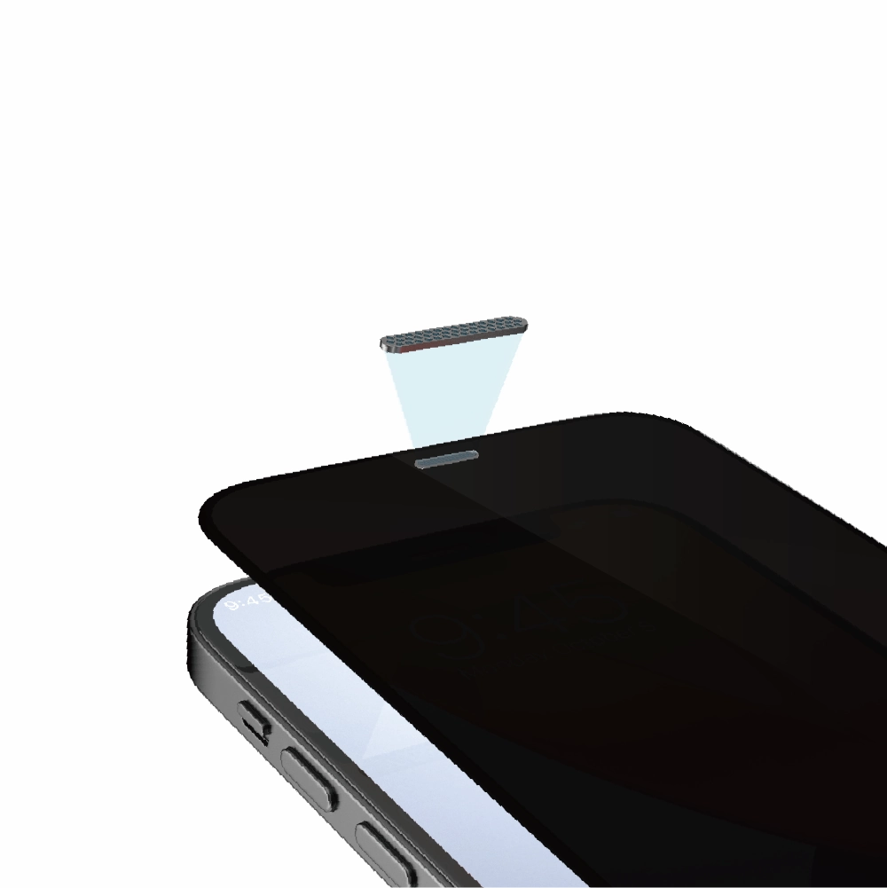 Supremeglass 28 Privacy 2.75D Fully Covered Anti-Dust Filter For Iphone 12 HD Screen Protector