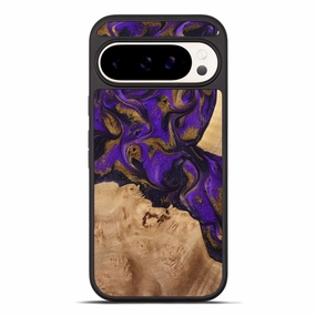 Smooth Touch Film Scratch Resistant Glass Pixel 10 Pro Xl Wood Phone Case - Hailee (Purple, 775673)
